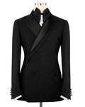 Black formal jacket on a mannequin