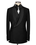 Black tuxedo jacket on a mannequin 