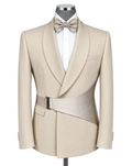Champagne Beige Slim Fit Tuxedo