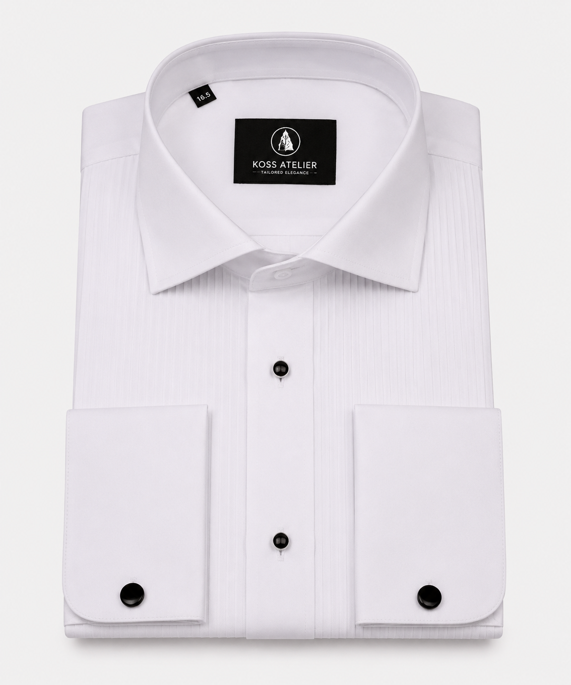 Men's Cream French Cuff Dress Shirt