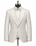 Koss Atelier Alabaster Garden Jacquard Tuxedo