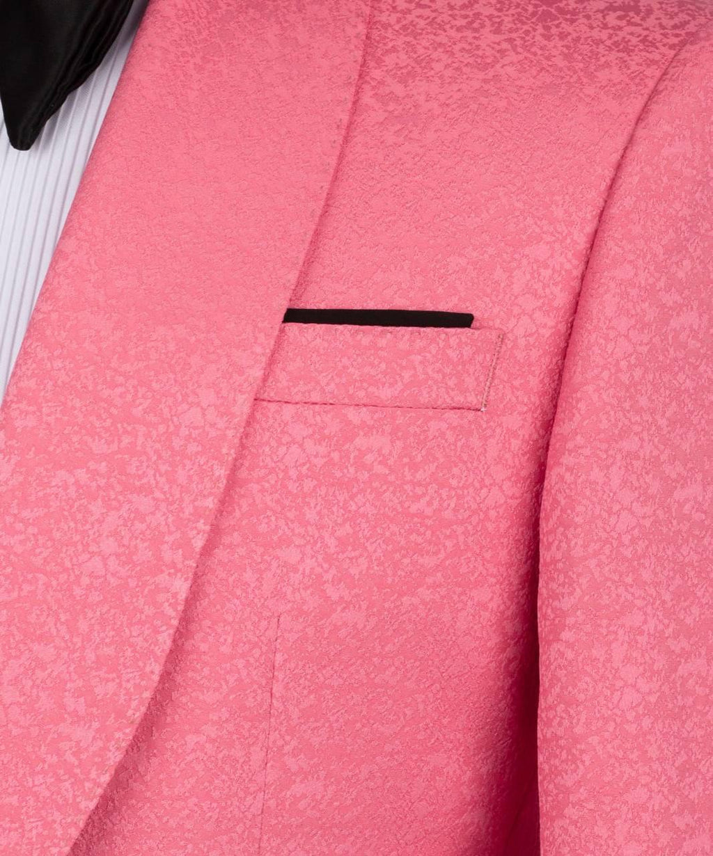 Koss Atelier Positano Rose Jacquard Shawl Tuxedo