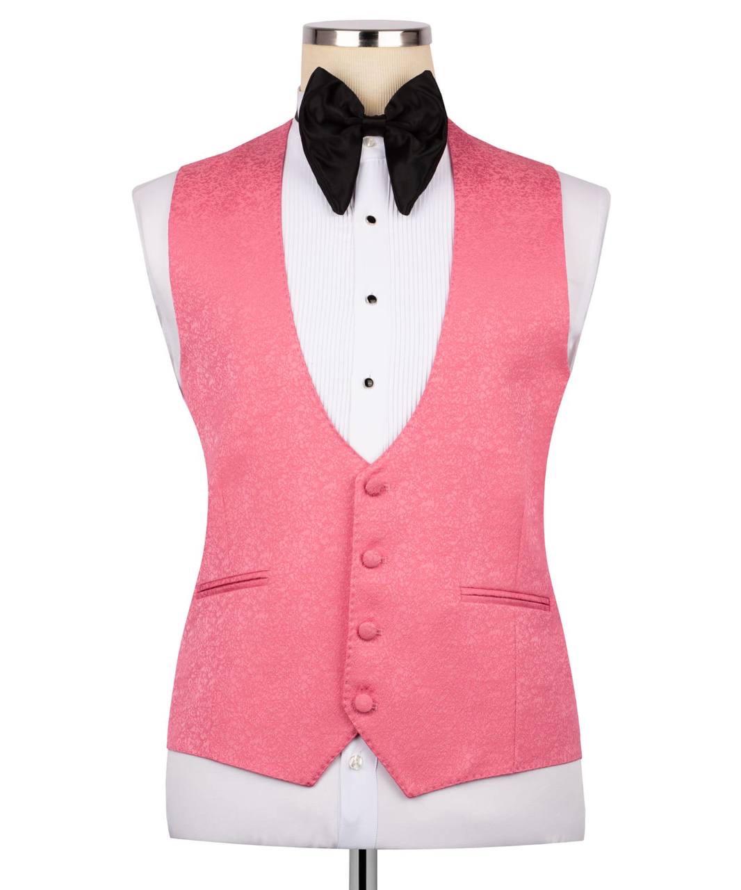 Koss Atelier Positano Rose Jacquard Shawl Tuxedo