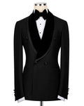 Black tuxedo jacket with white shirt and bow tie on a mannequin 