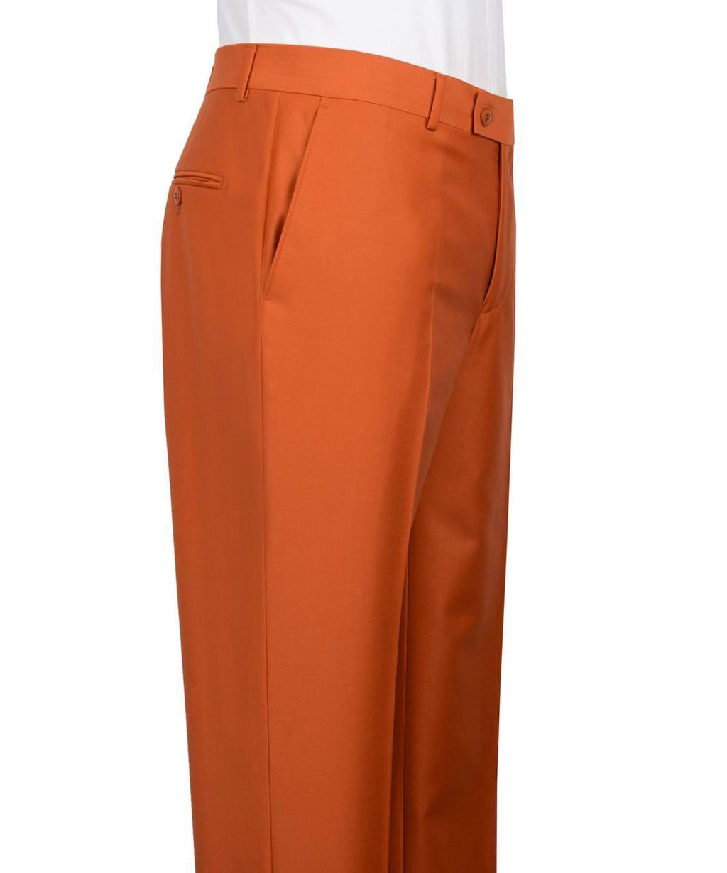 Orange pants on a white background