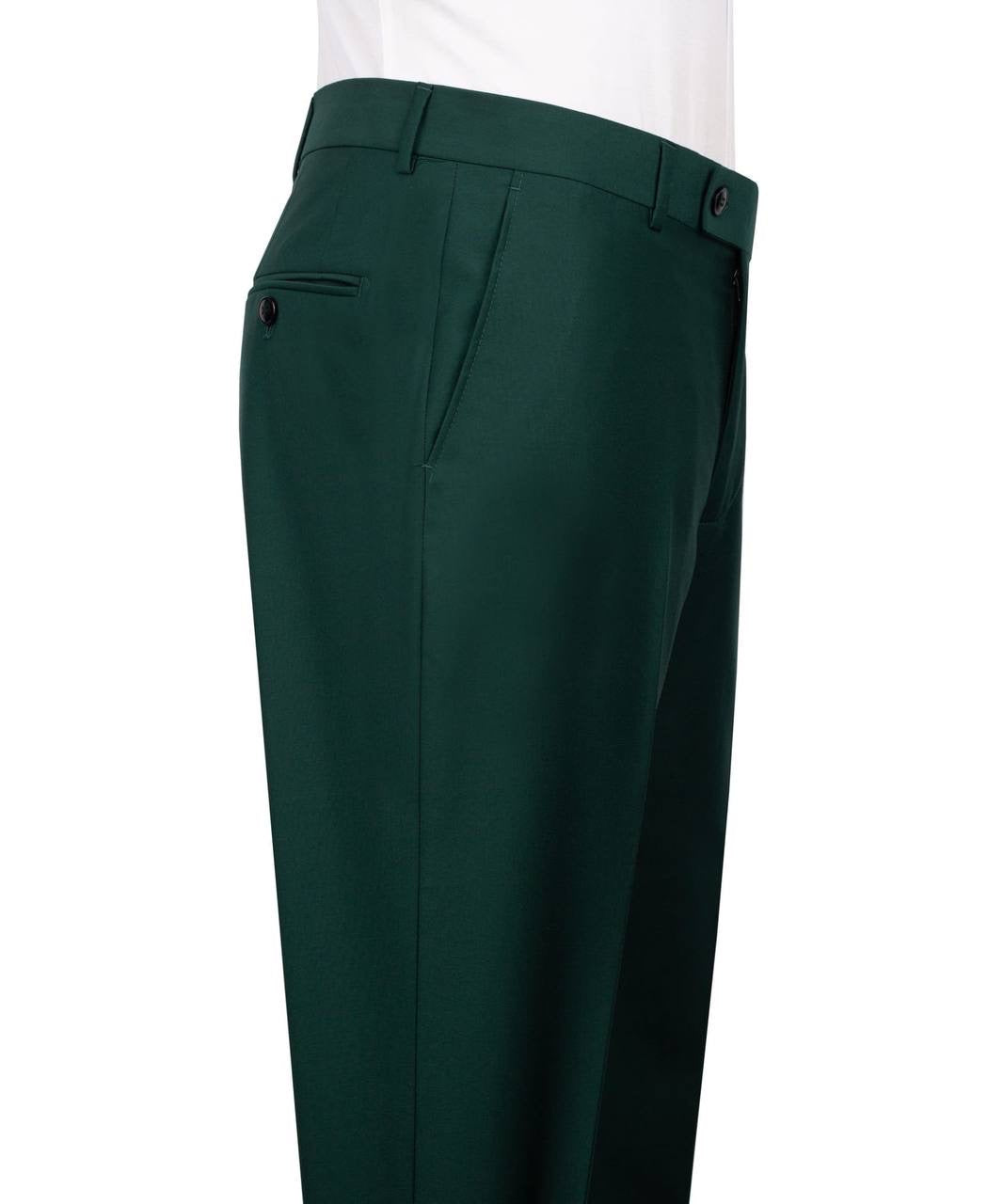 Green dress pants