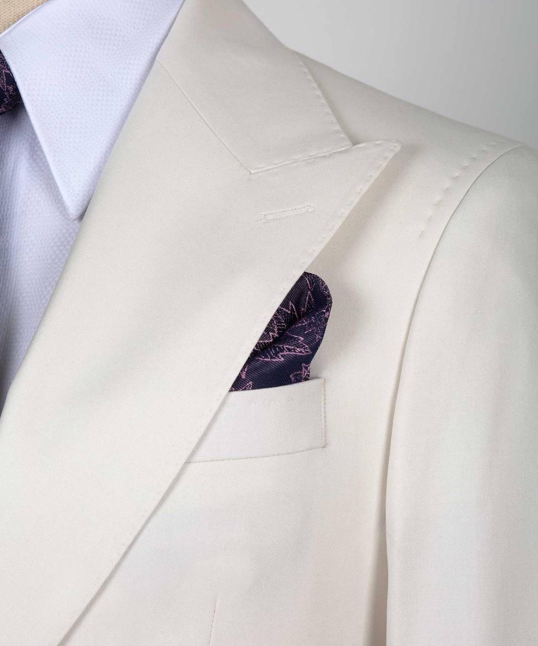 Men's Ivory Peak Wedding Suit