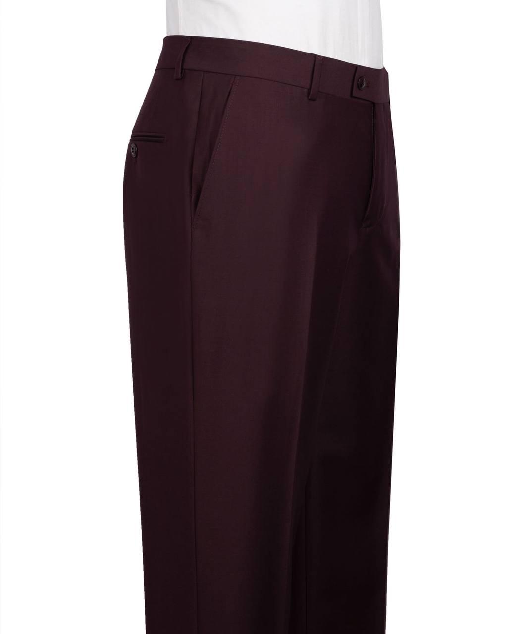 Dark brown pants on a white background