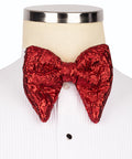 Premium Red Beaded Bow Tie for Formal Events | Koss Atelier