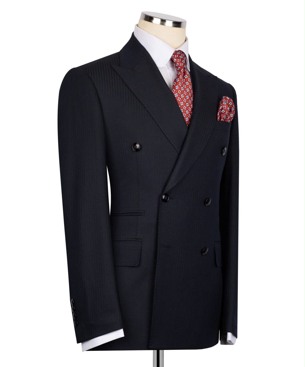 Notte Midnight Navy Double-Breasted Suit