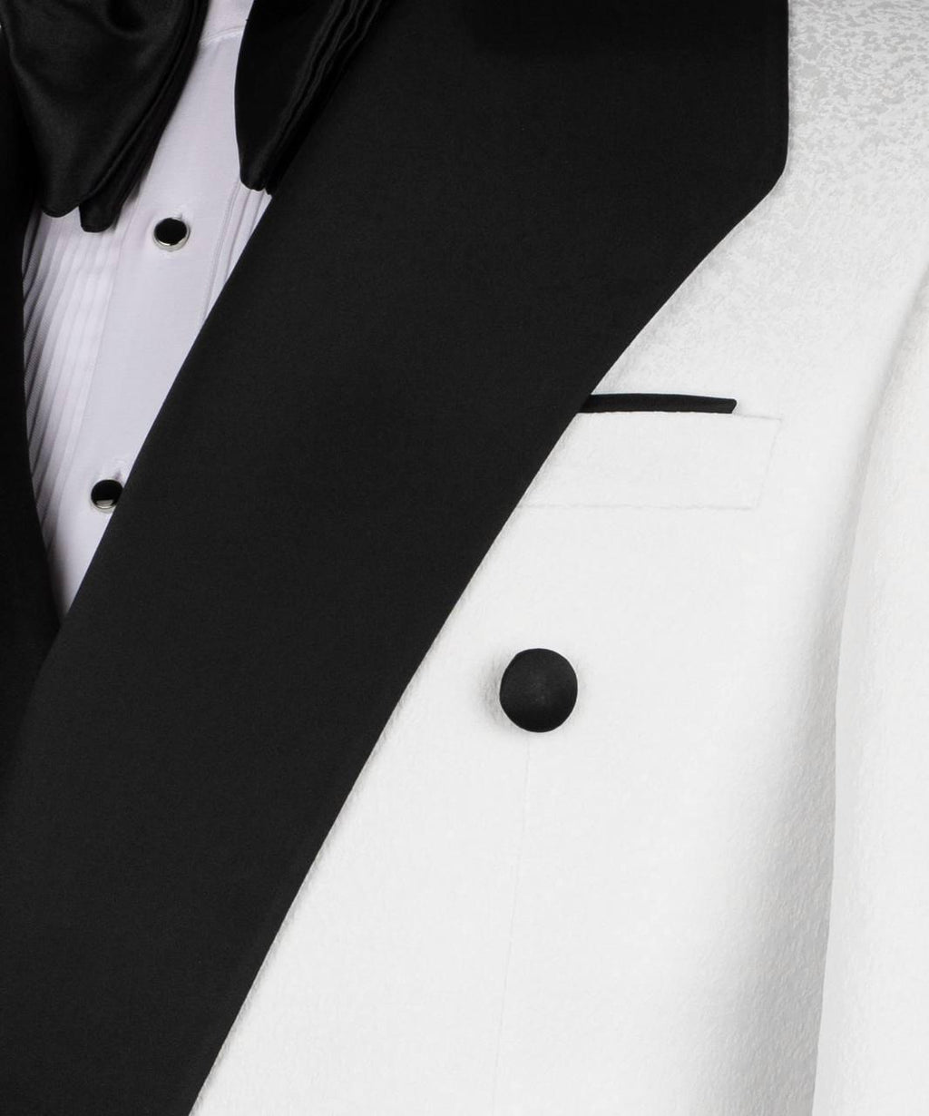 Koss Atelier Monte Carlo Ivory Black Double-Breasted Tuxedo