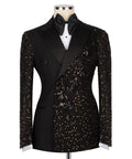 Noir Impérial Crystal Floral Tuxedo