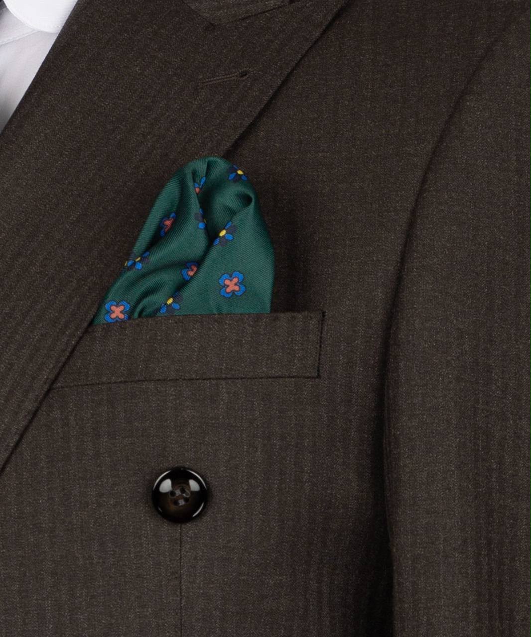 Espresso Brown Double-Breasted Suit