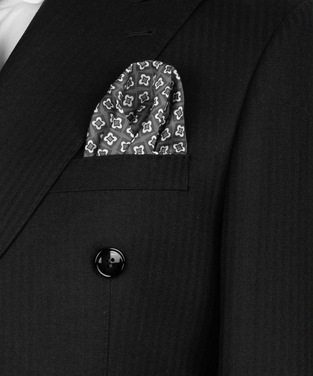 Nero Black Double-Breasted Suit