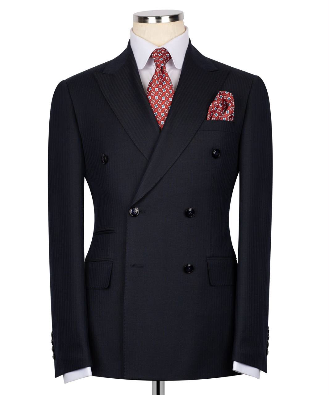 Notte Midnight Navy Double-Breasted Suit | Koss Atelier