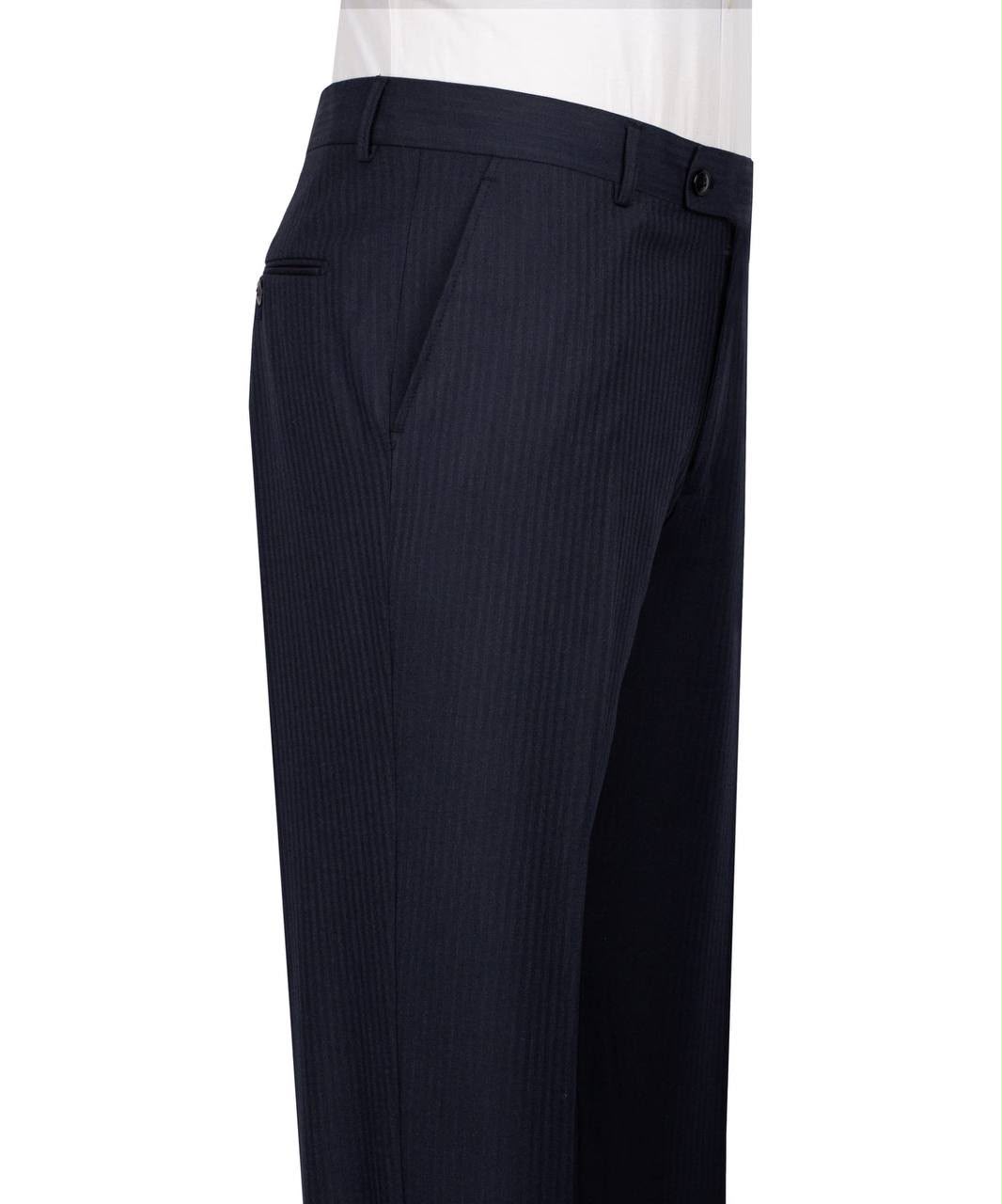 Blu Profondo Navy Pinstripe Double-Breasted Suit